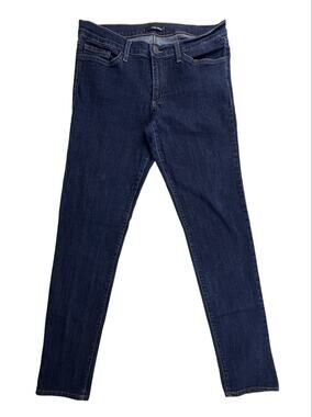 Flying Monkey Jeans Women 30/11 Low Rise Skinny Stretch Dark Blue Denim Wash USA